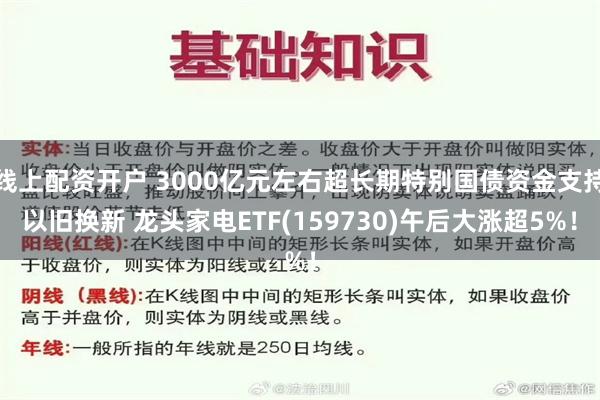 线上配资开户 3000亿元左右超长期特别国债资金支持以旧换新 龙头家电ETF(159730)午后大涨超5%！