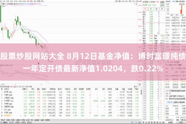 股票炒股网站大全 8月12日基金净值：博时富璟纯债一年定开债最新净值1.0204，跌0.22%