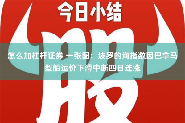 怎么加杠杆证券 一张图：波罗的海指数因巴拿马型船运价下滑中断四日连涨