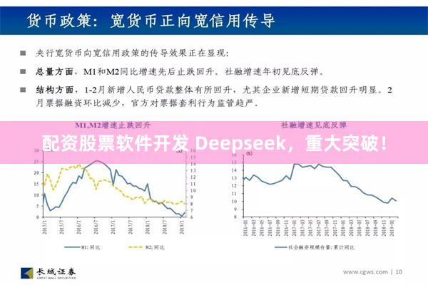 配资股票软件开发 Deepseek，重大突破！